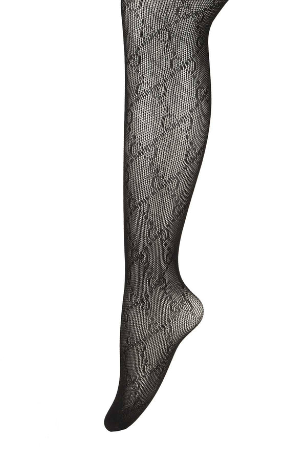 DOUBLE G HIGH WAIST SHEER LIGHT MESH STOCKING SG2007 - Marian Style Boutique
