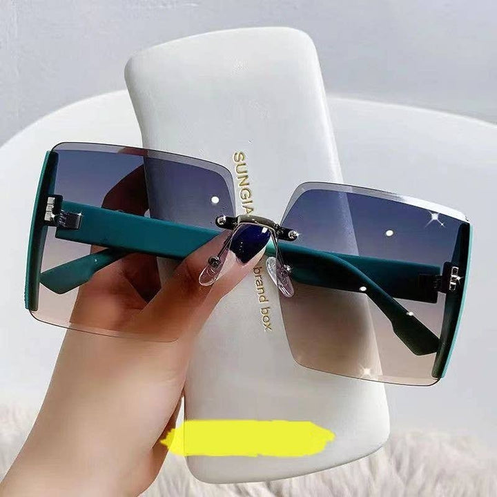 Frameless UV400 Sunglasses for Outdoor Sun Protection - Marian Style Boutique