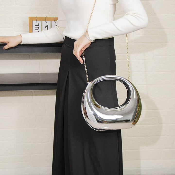 Marian Style Trendy Designer Style Metallic Electroplating Color Handbag - Marian Style Boutique