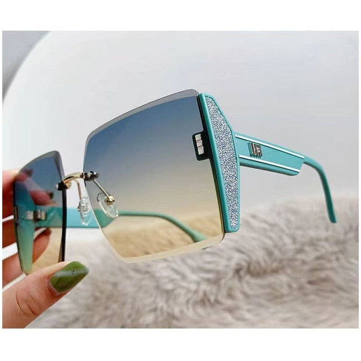 Frameless UV400 Sunglasses for Outdoor Sun Protection - Marian Style Boutique