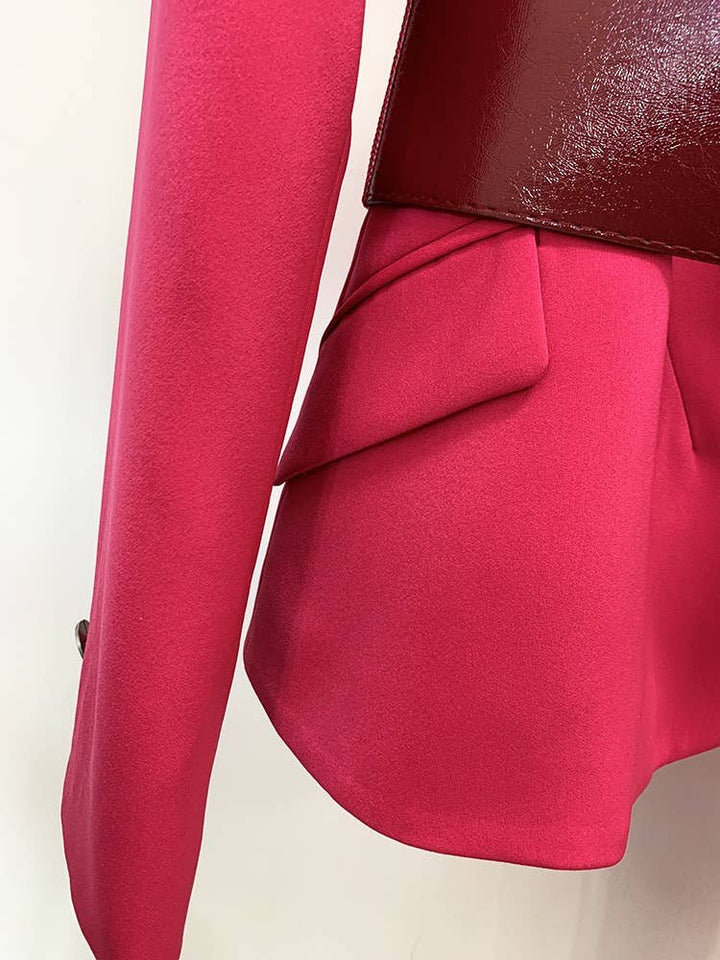 Marian Style Elegant Belted Suit & Bootcut Trousers Set - Marian Style Boutique