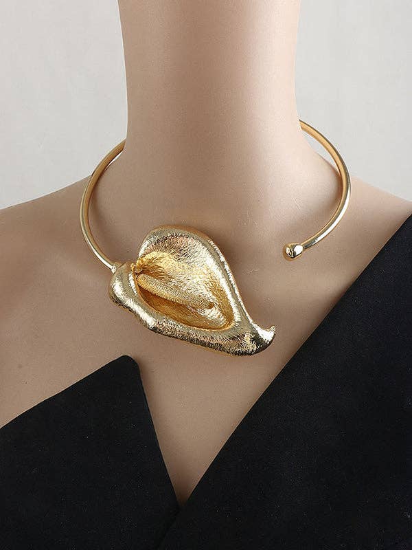 Leaves Shape Solid Color Necklaces Accessories - Marian Style Boutique
