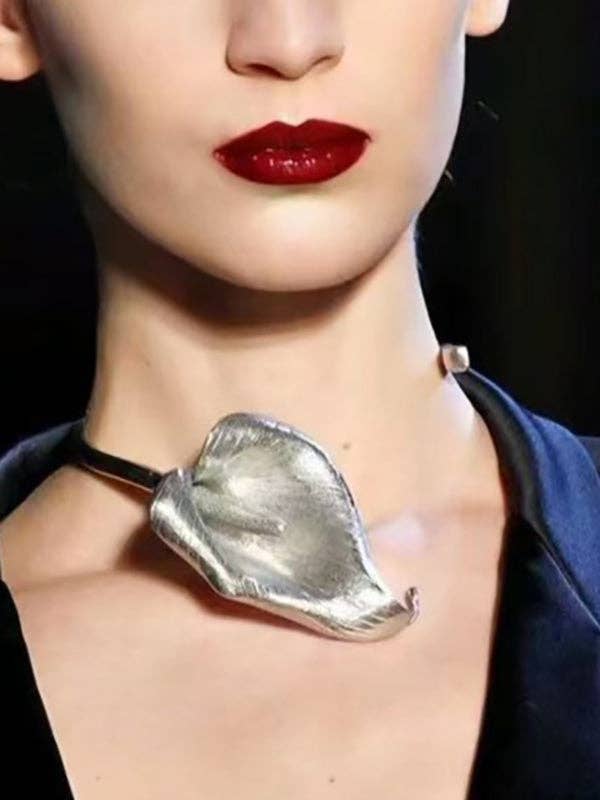 Leaves Shape Solid Color Necklaces Accessories - Marian Style Boutique