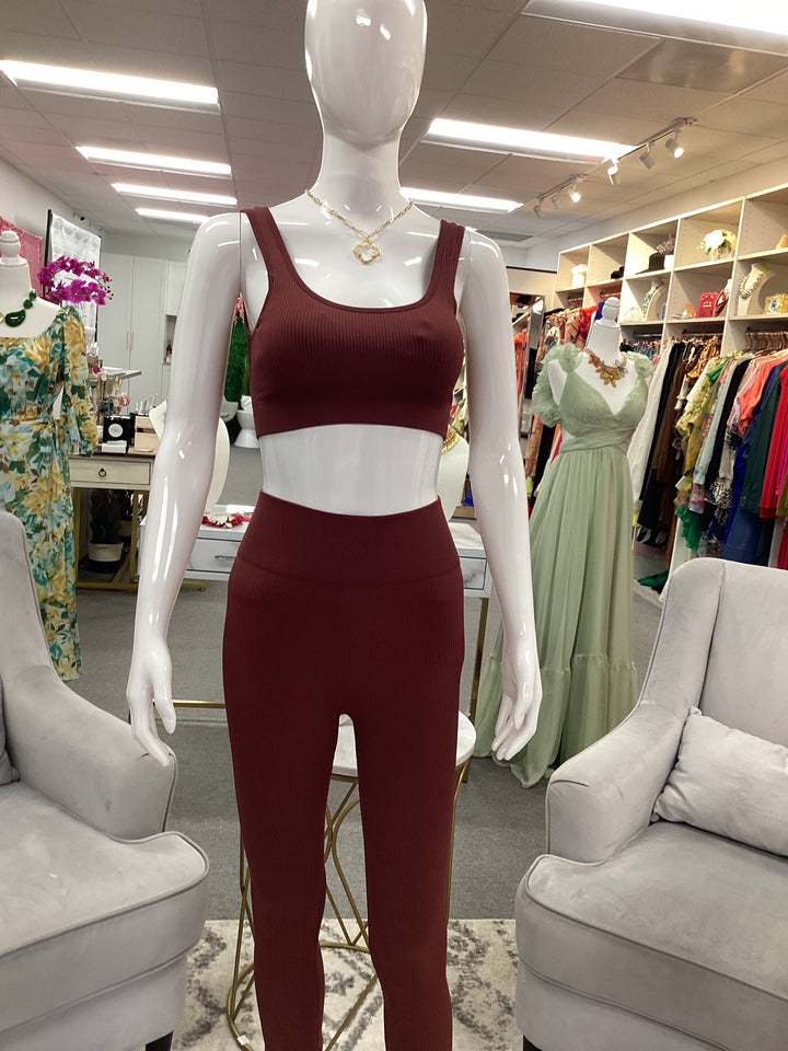 Fashion Solid Color Spandex V Neck Tracksuit Vest Jogger Pants - Marian Style Boutique