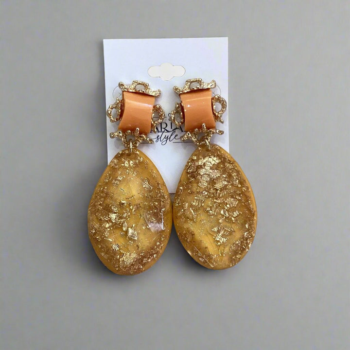 Marian Style Fashion Geometric Water Drop Acrylic Earrings - Marian Style Boutique
