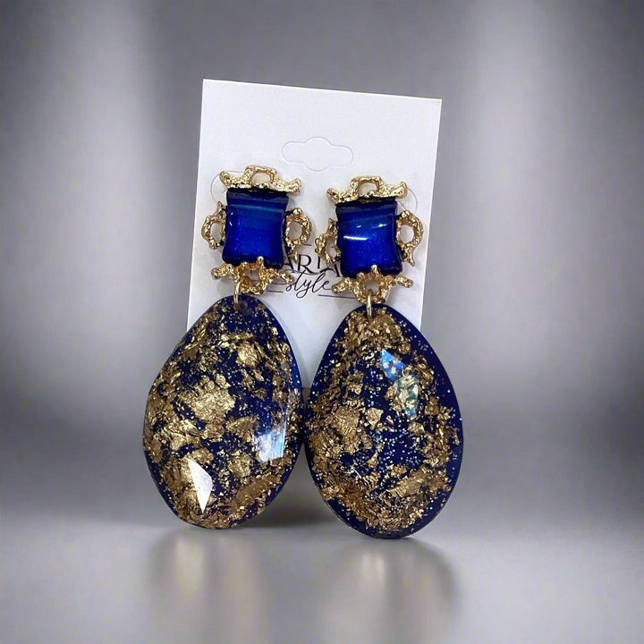 Marian Style Fashion Geometric Water Drop Acrylic Earrings - Marian Style Boutique