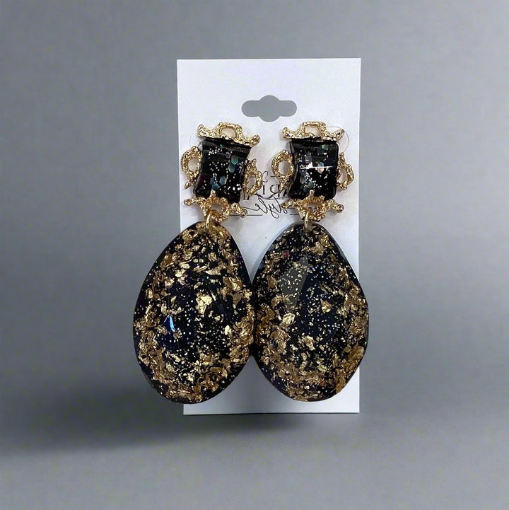 Marian Style Fashion Geometric Water Drop Acrylic Earrings - Marian Style Boutique