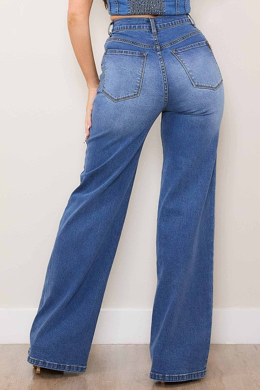 Marian Style High-Rise Everyday Wide Leg Jeans - Marian Style Boutique