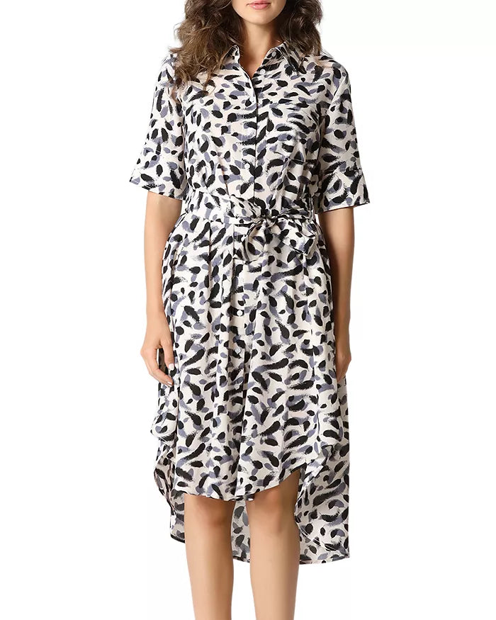 Spotted brush strokes:grey - Marian Style Boutique