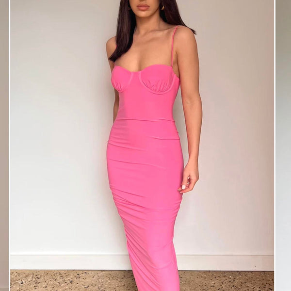 Pink Bandage Dress - Marian Style Boutique