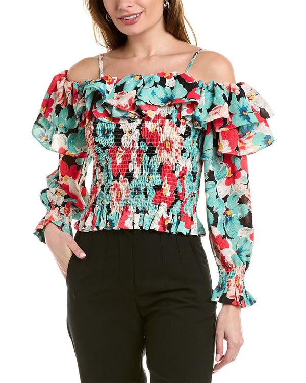 Blouse flower - Marian Style Boutique