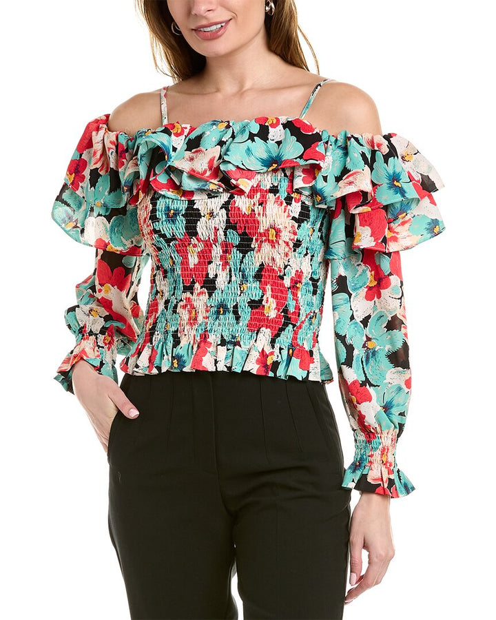 Blouse flower - Marian Style Boutique