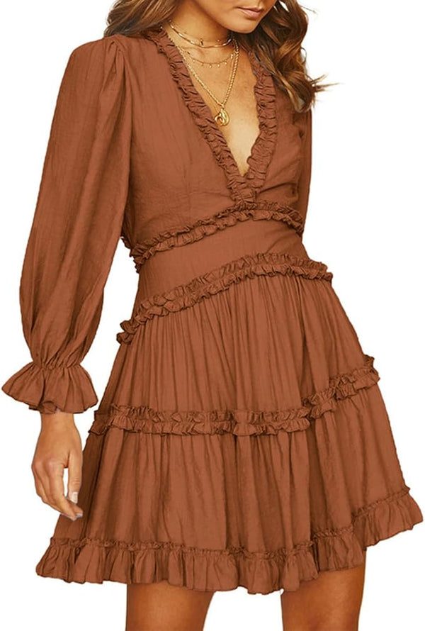Long-sleeved dress - Marian Style Boutique