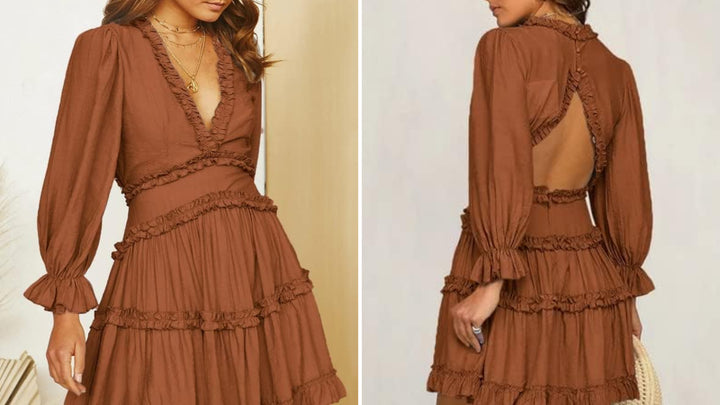 Long-sleeved dress - Marian Style Boutique