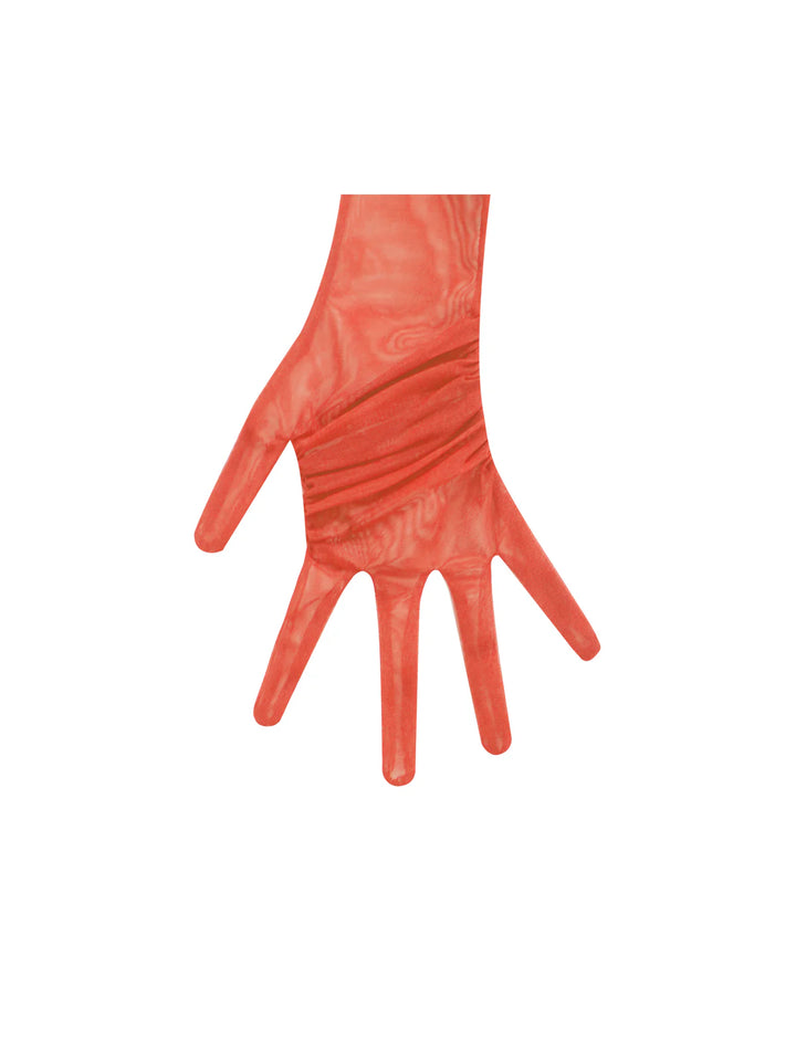 Marian style Poppy Mesh Opera-length Gloves - Marian Style Boutique
