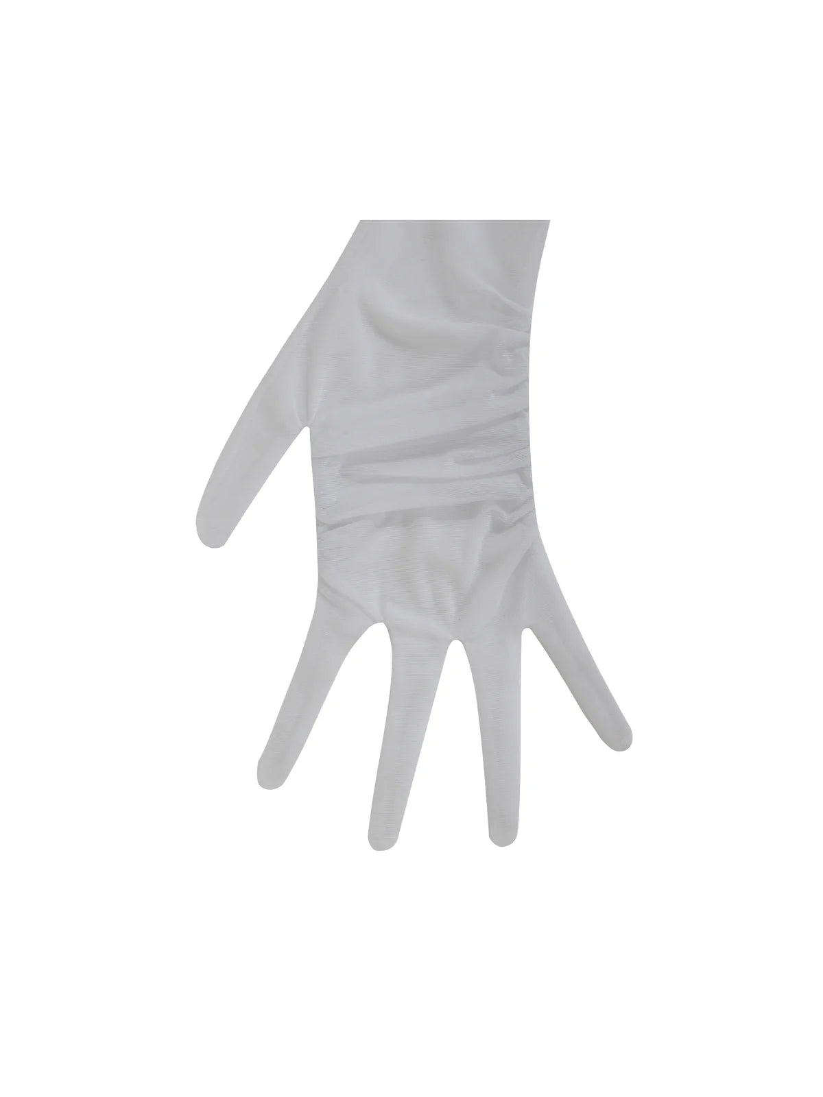 Marian style White Mesh Opera-length Gloves