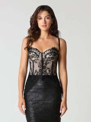 Marian Style Lace Bustier Top