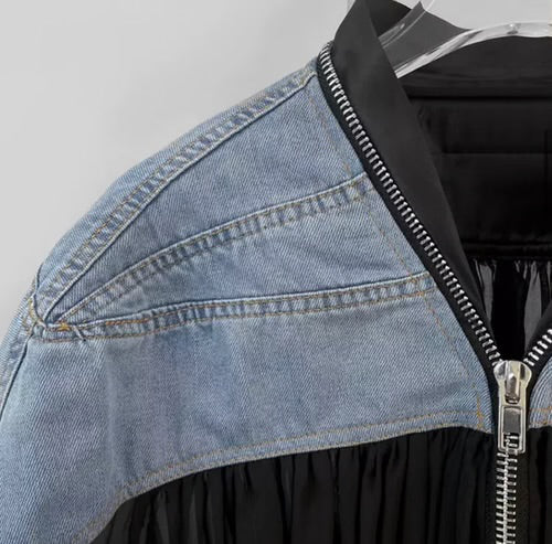 MARIAN STYLE SYN CROP TOP/ JACKET - Marian Style Boutique