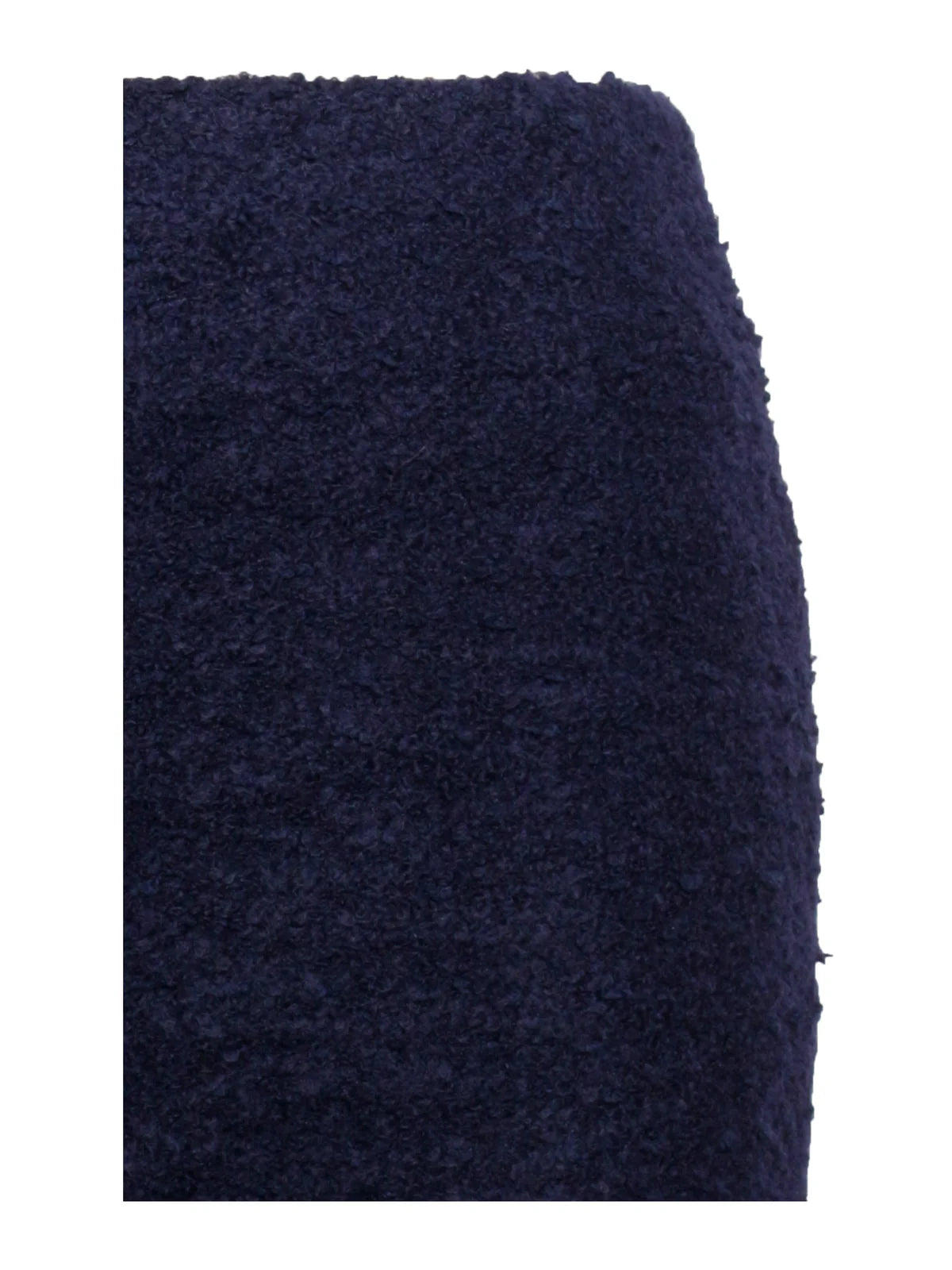 Marian style Blue Boucle Wool Bodycon Mini Skirt