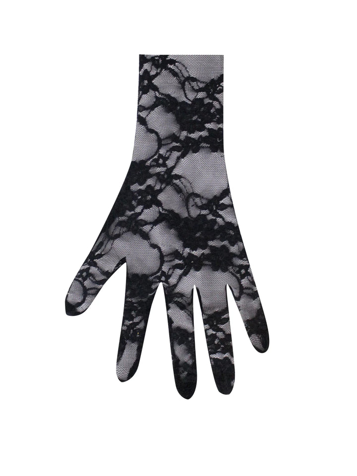Marian style Black Lace Opera-length Gloves - Marian Style Boutique