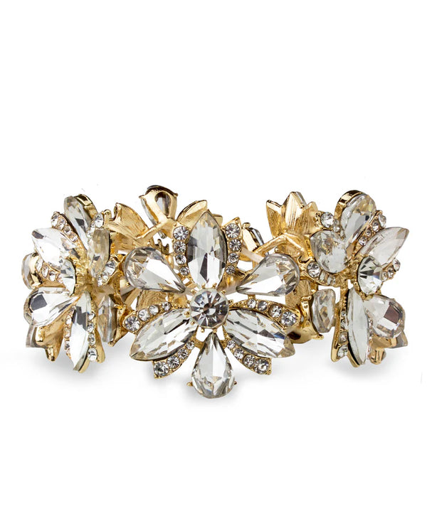 MARIAN STYLE BEAUTIFUL STRETCH FLORAL STONE BRACELET - Marian Style Boutique