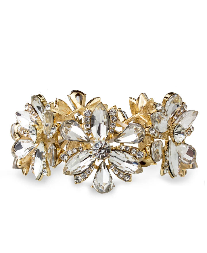 MARIAN STYLE BEAUTIFUL STRETCH FLORAL STONE BRACELET - Marian Style Boutique