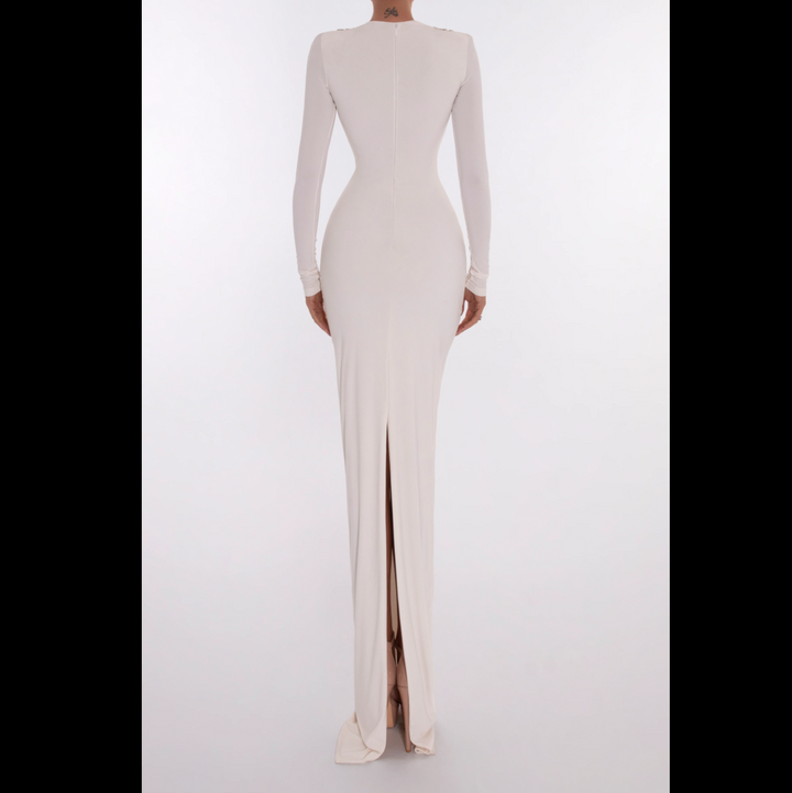 Marian style Neckline White Dress - Marian Style Boutique