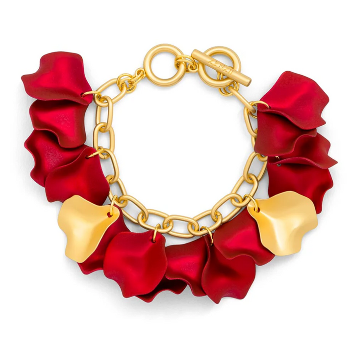 Bracelet- metallic red - Marian Style Boutique