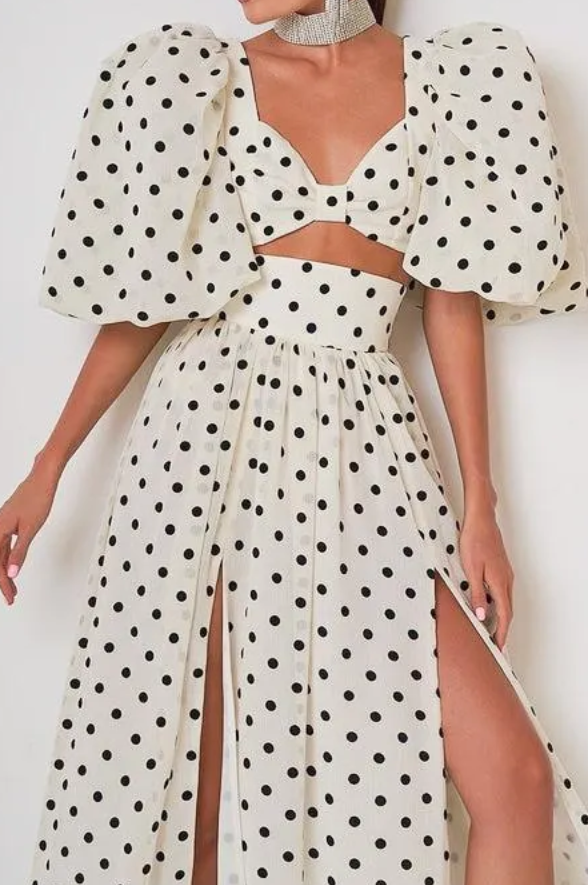 Marian style Polka Dot Skirt Set - Marian Style Boutique
