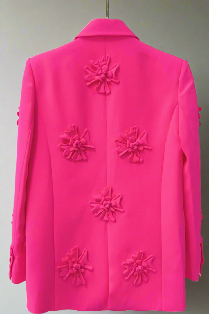 Elegant floral suit y flared pants set - Marian Style Boutique