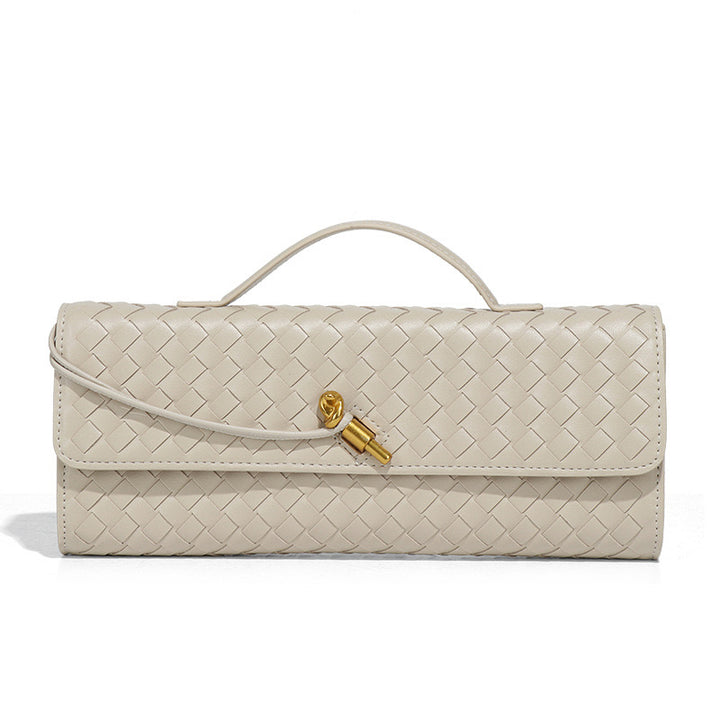Marian Style women’s pu leather solid color elegant streetwear square lock clasp crossbody bag - Marian Style Boutique