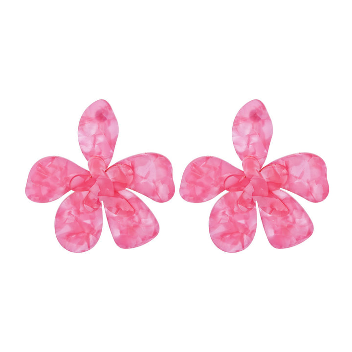 Marian style sweet flower arylic women’s drop earrings - Marian Style Boutique
