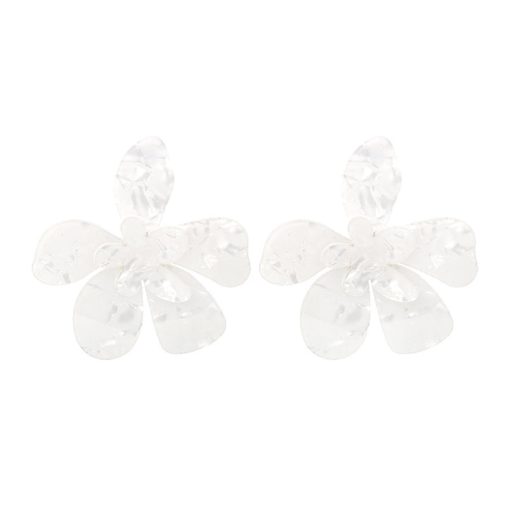 Marian style sweet flower arylic women’s drop earrings - Marian Style Boutique