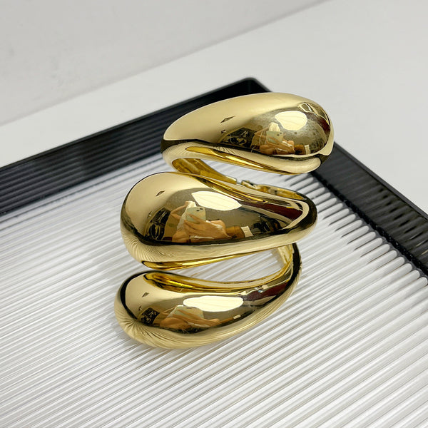 Marian Style simple style solid color alloy wholesale bangle - Marian Style Boutique