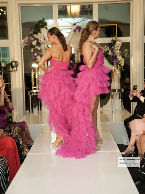 Tulle layers mesh dress - Marian Style Boutique