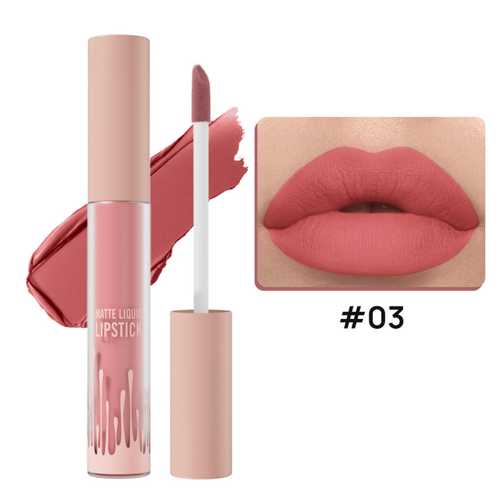 Marian Style hellokiss lip glaze naturally colored matte matte multi-color - Marian Style Boutique