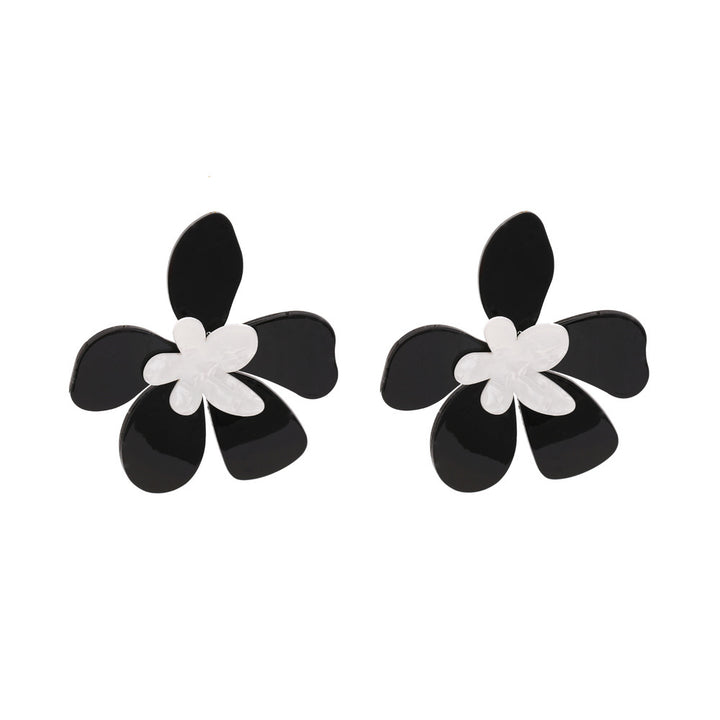 Marian style sweet flower arylic women’s drop earrings - Marian Style Boutique