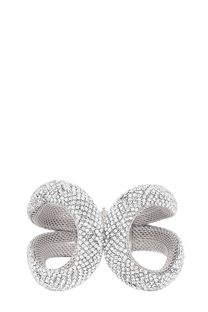 FULL RHINESTONE WIDE CURVE CUFF BRACELET KB2085 - Marian Style Boutique