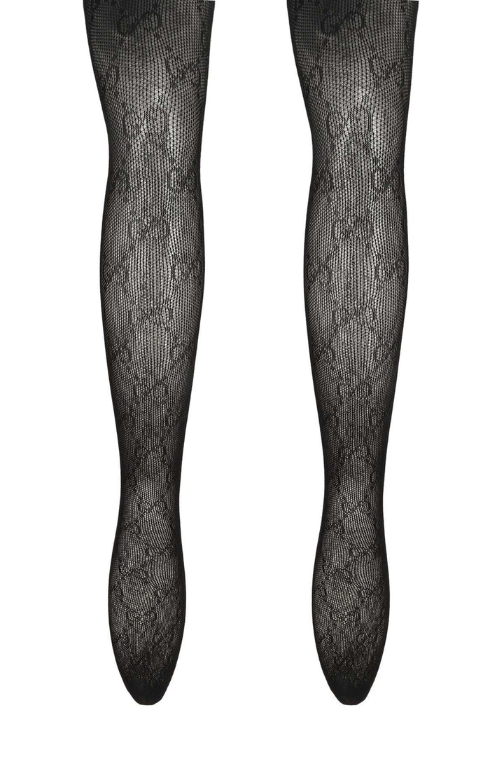 DOUBLE G HIGH WAIST SHEER LIGHT MESH STOCKING SG2007 - Marian Style Boutique
