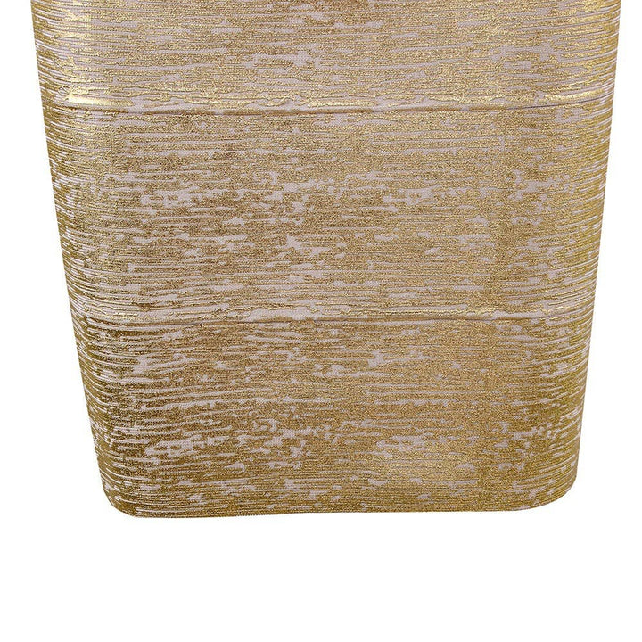 Marian Style Elegant Gold Bandage Skirt | Chic Hip-Wrap - Marian Style Boutique