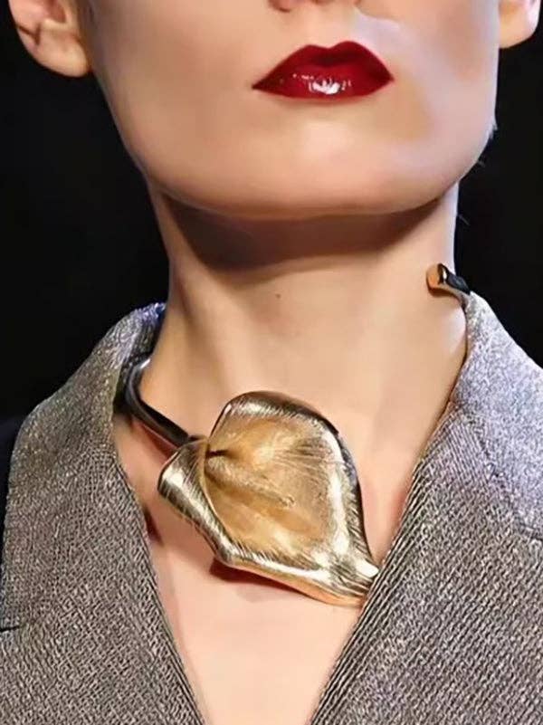 Leaves Shape Solid Color Necklaces Accessories - Marian Style Boutique