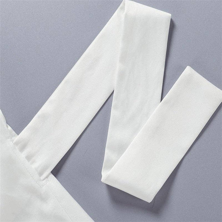 Marian Style Chic White Hollow Out Mid-Length Blouse - Marian Style Boutique