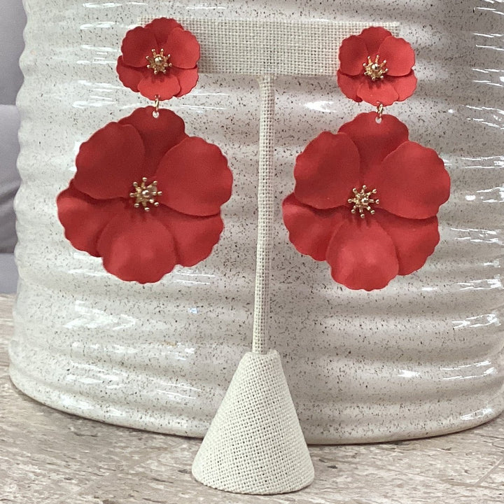 Earring/orange - Marian Style Boutique