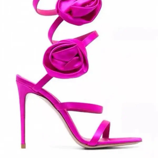 Shoes - Chic Floral Stilettos - Grandeur & Style - Marian Style Boutique