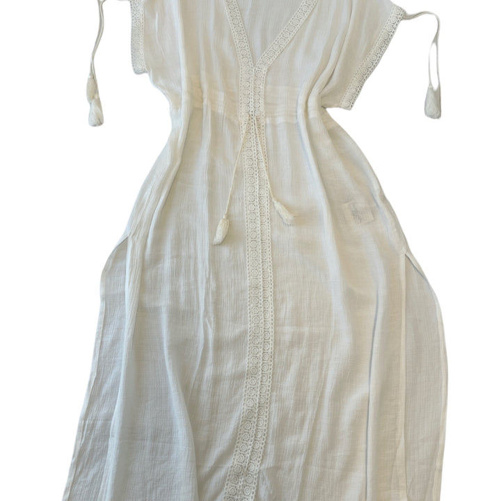 Cover ups - White swim, cotton - Marian Style Boutique