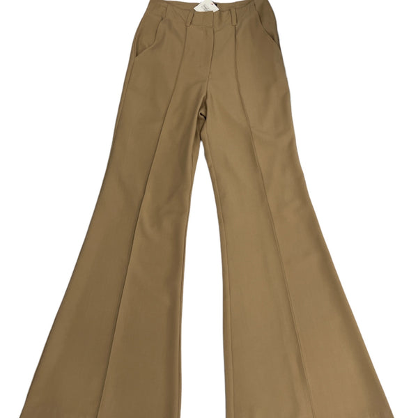 Pants- beige long boot cut style pants - Marian Style Boutique