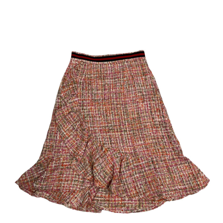 Skirt- Midi Skirt - Natural - Knee length - Marian Style Boutique