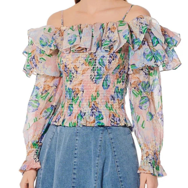 Flower Blouse - Marian Style Boutique