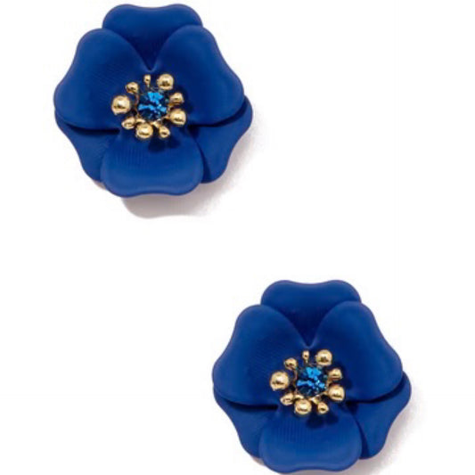 Poppy Flower Stud Earring