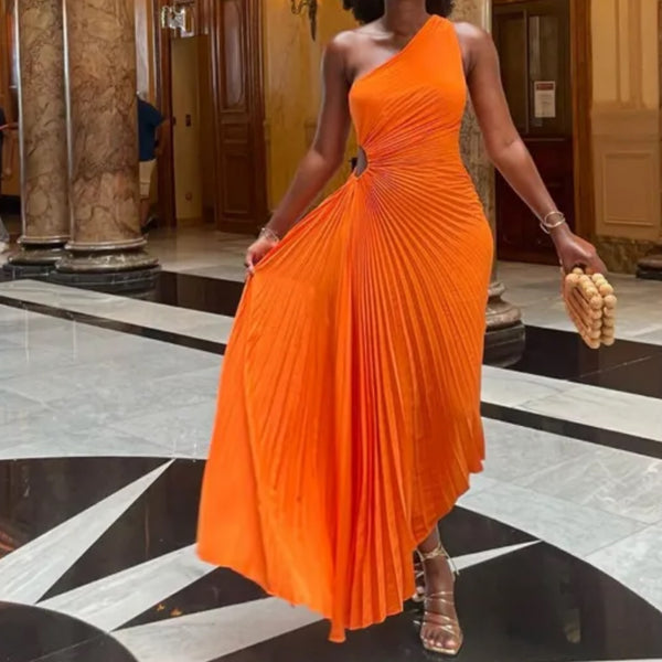 Orange dress - Marian Style Boutique